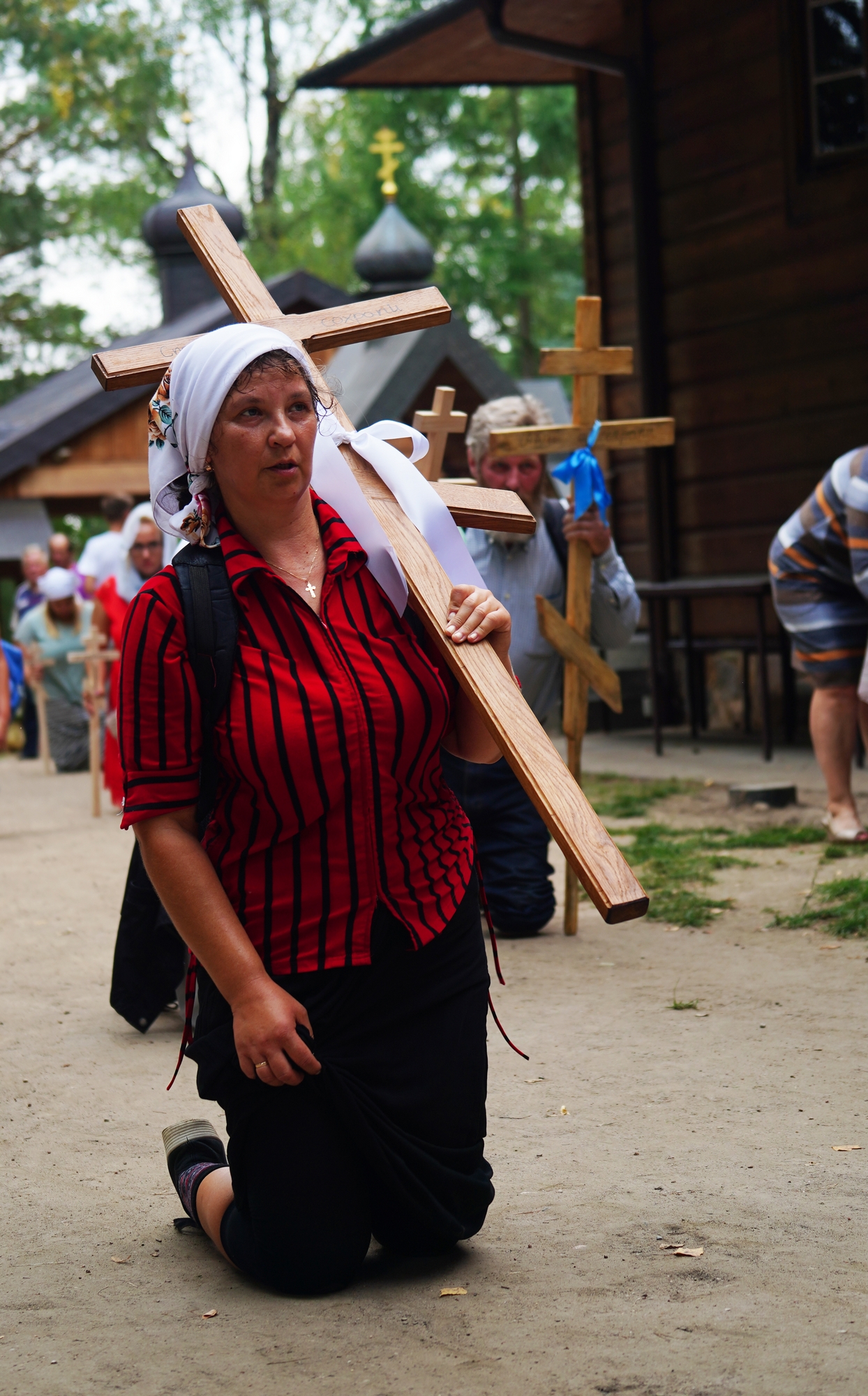 Pilgrims at Grabarka