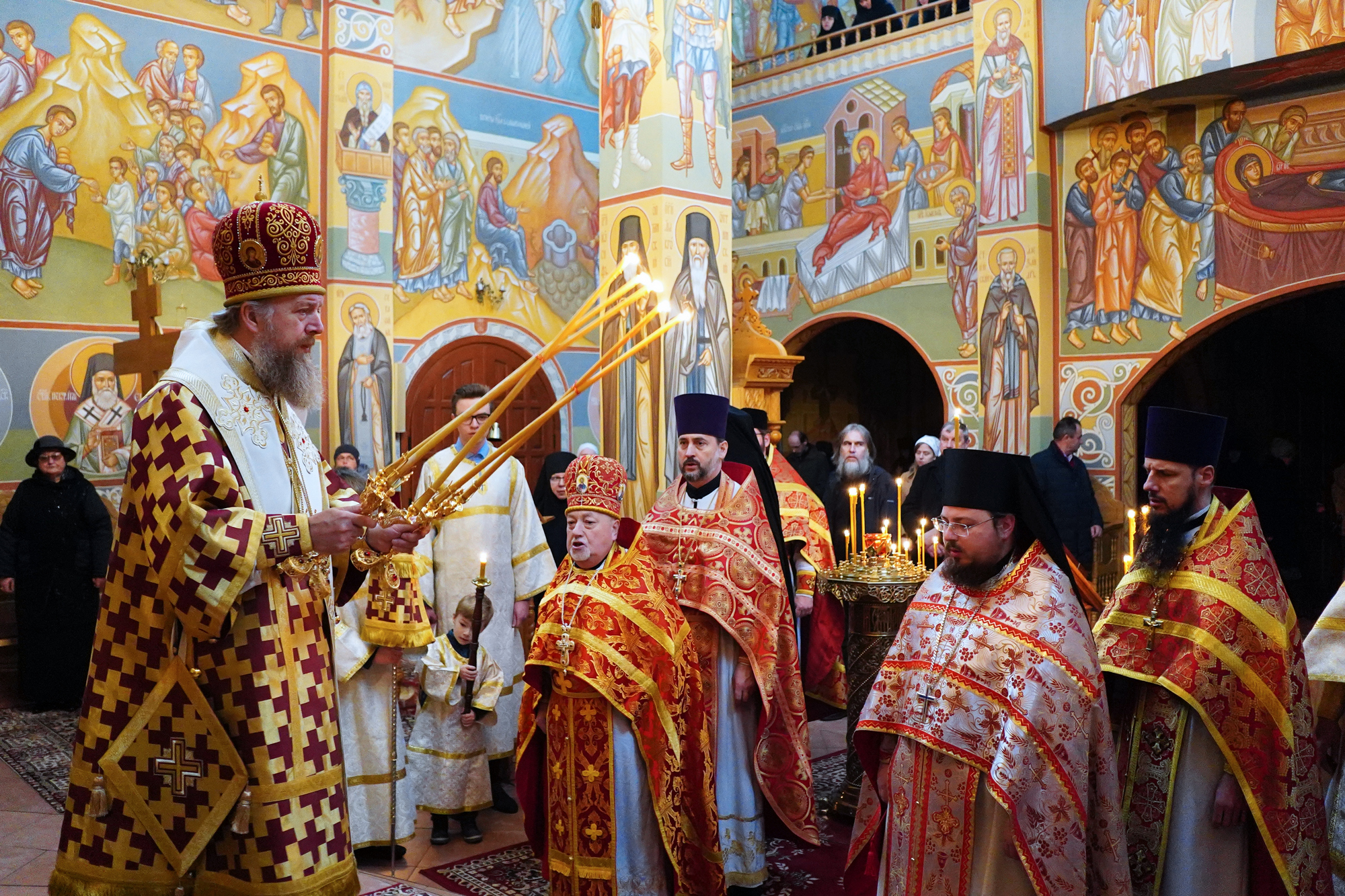 The Divine Liturgy in Zwierki Convent - St. Martyr Anastasia of Rome feast 