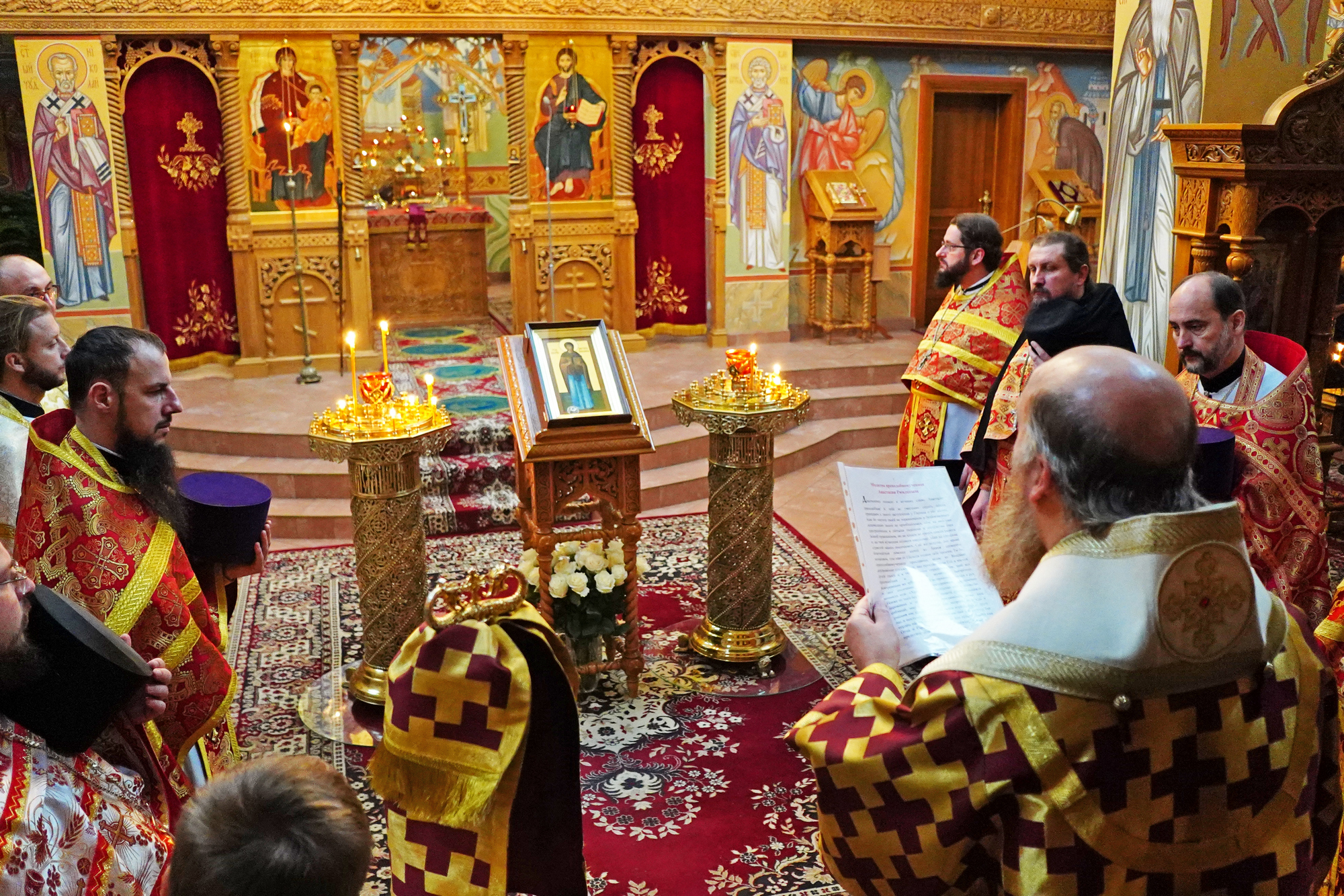 The Divine Liturgy in Zwierki Convent - St. Martyr Anastasia of Rome feast 