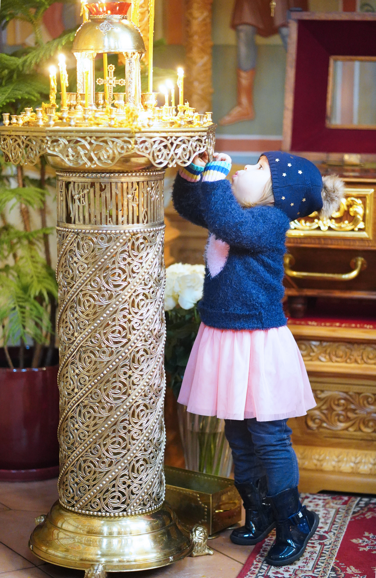 In the church