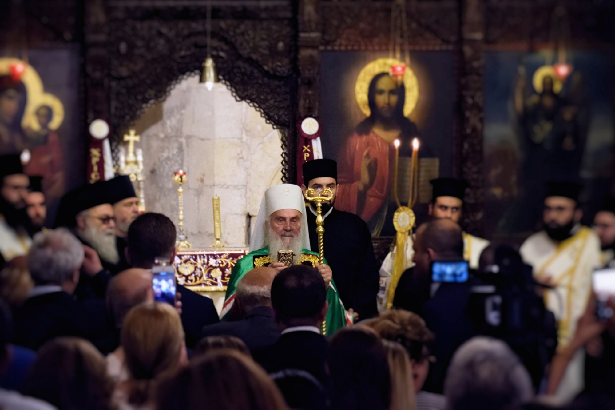 Patrijarh Irinej u manastiru Balamand