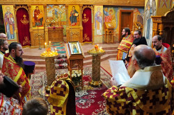 jarek11 
The Divine Liturgy in Zwierki Convent - St. Martyr Anastasia of Rome feast  
2020-11-16 18:38:10