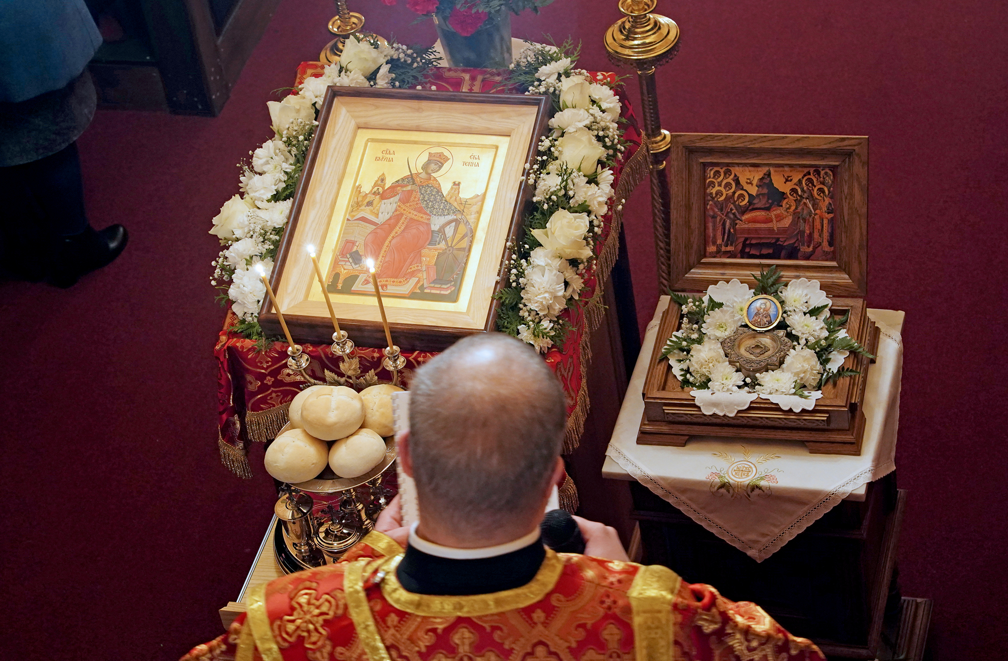 All-Night Vigil of St. Catherine feast in Zaleszany Convent