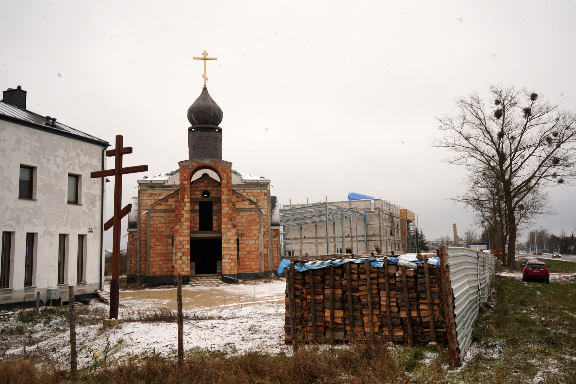 The Orthodox church in Augustów (in construction)