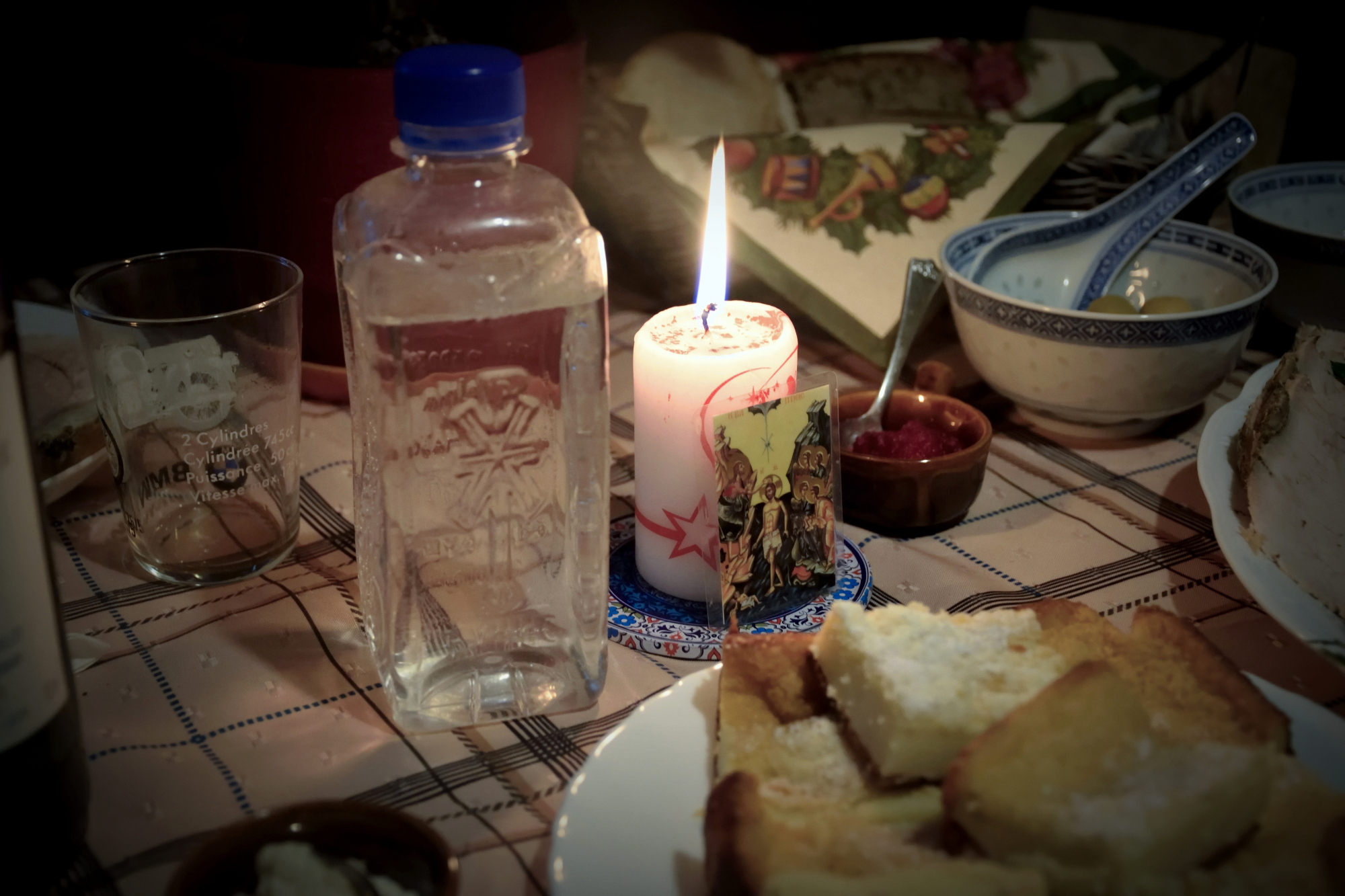 Epifanijny stół przy deserze