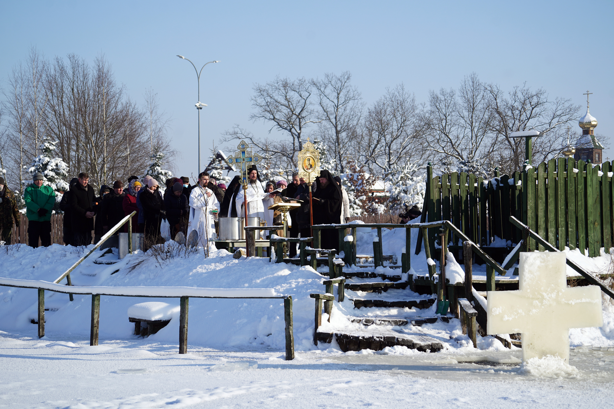 The feast of Baptism of Christ feast in Odrynki Skete