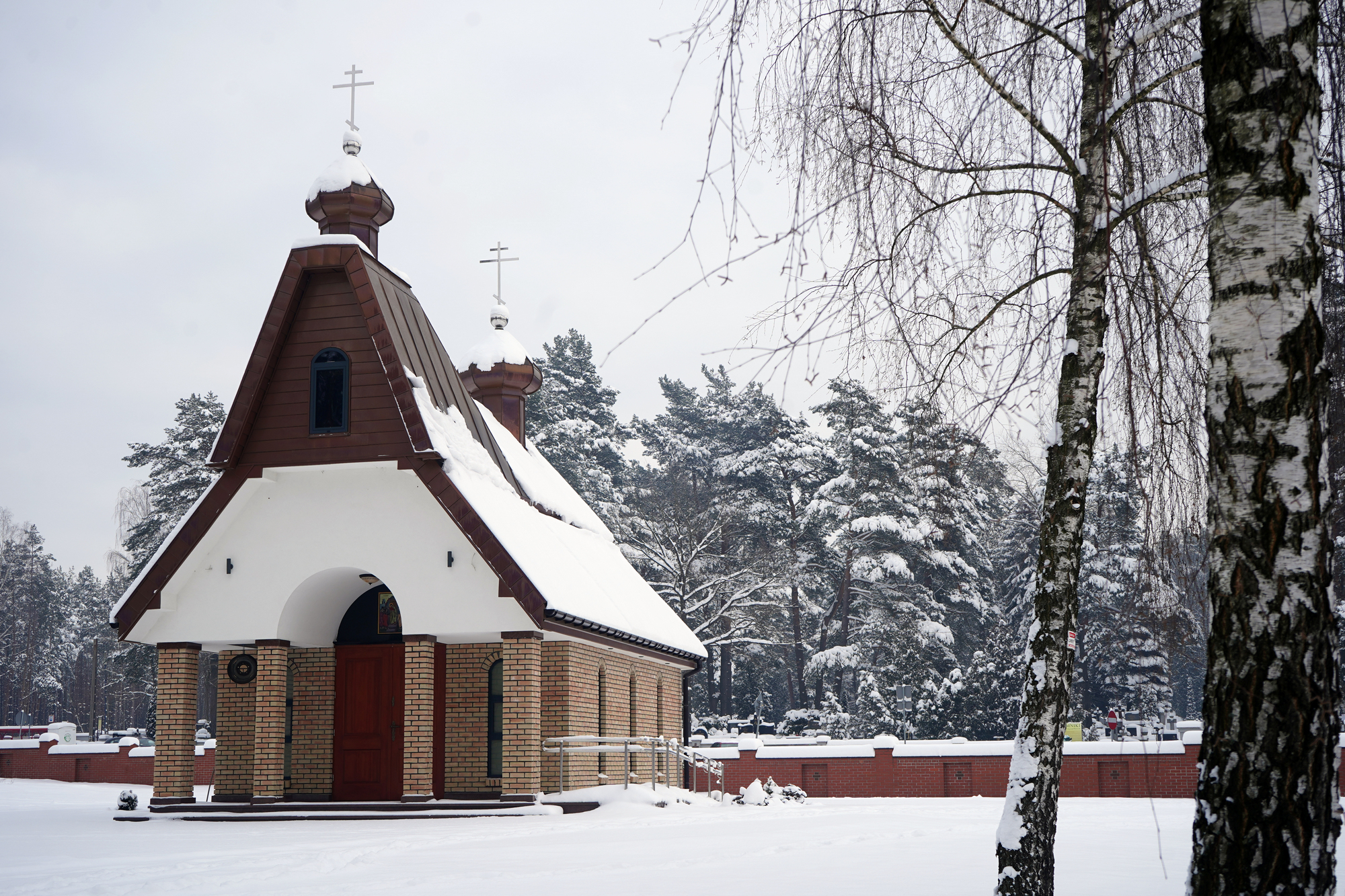 Orthodox cementary chapel in Wasilków