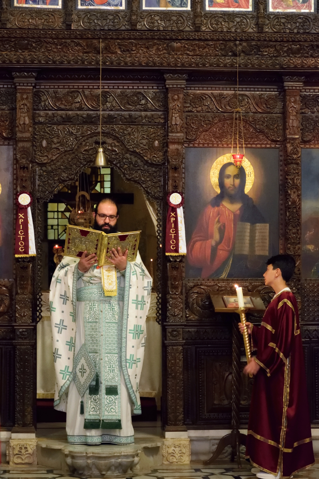 Reading Gospel on the Pentecost feast, Balamand 2019