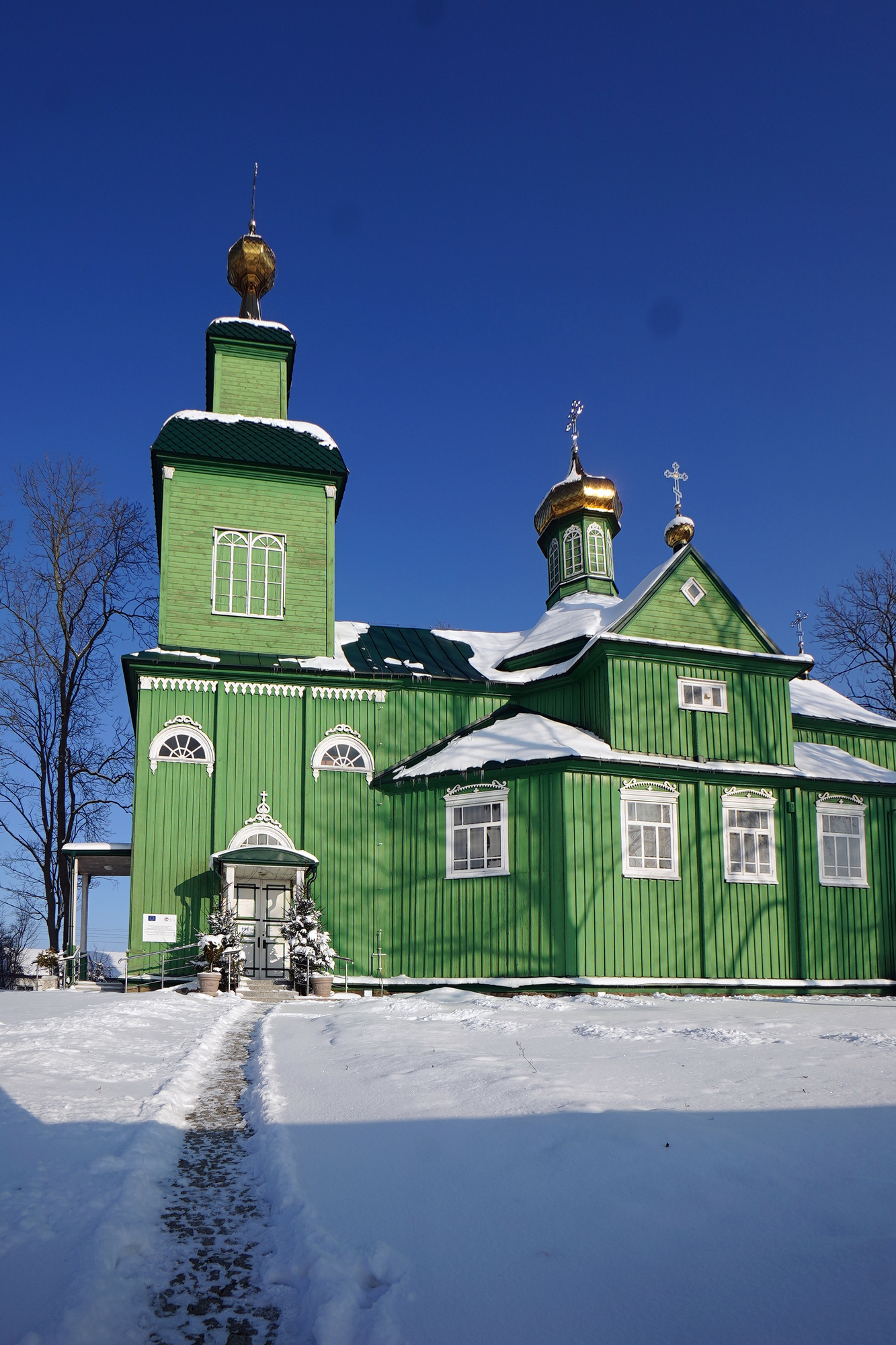 The Orthodox church in Trześcianka