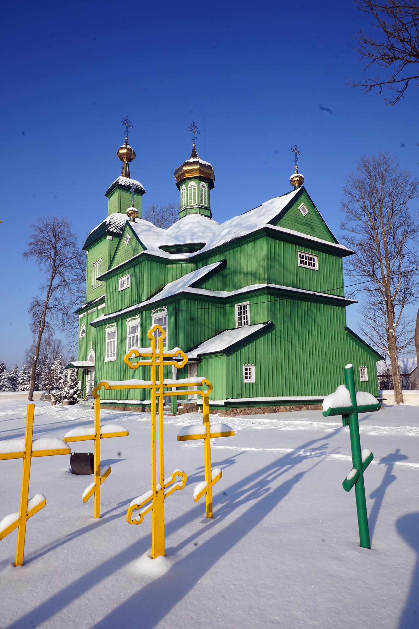 The Orthodox church in Trześcianka