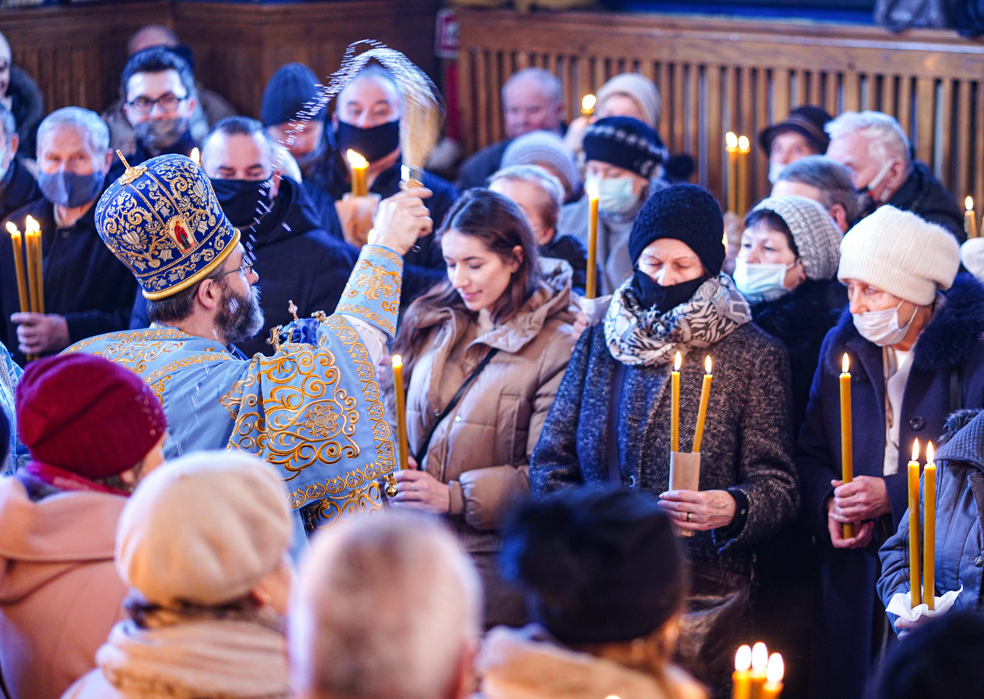 The Meeting of the Lord feast in St. Nicholas Cathedral in Białystok