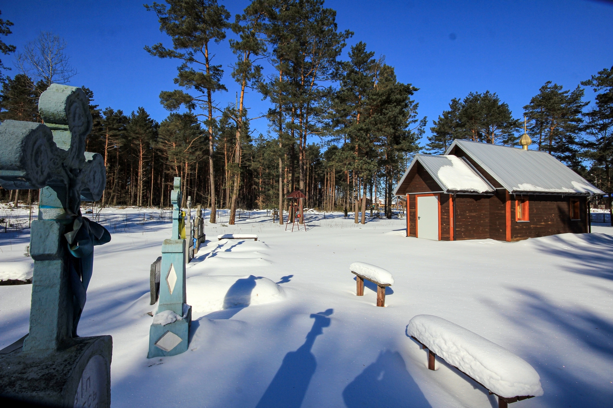 The cementary chapel in Połowce
