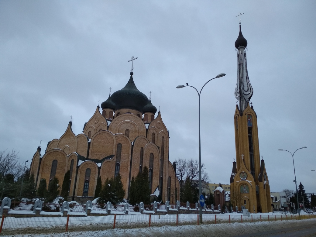 białostocka cerkiew i dzwonnica 