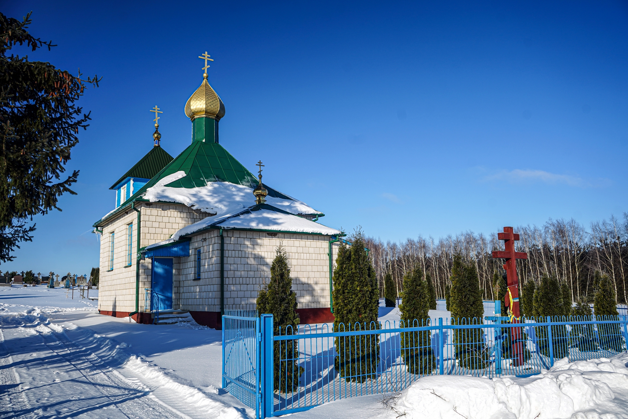 The cementary church in Malinniki