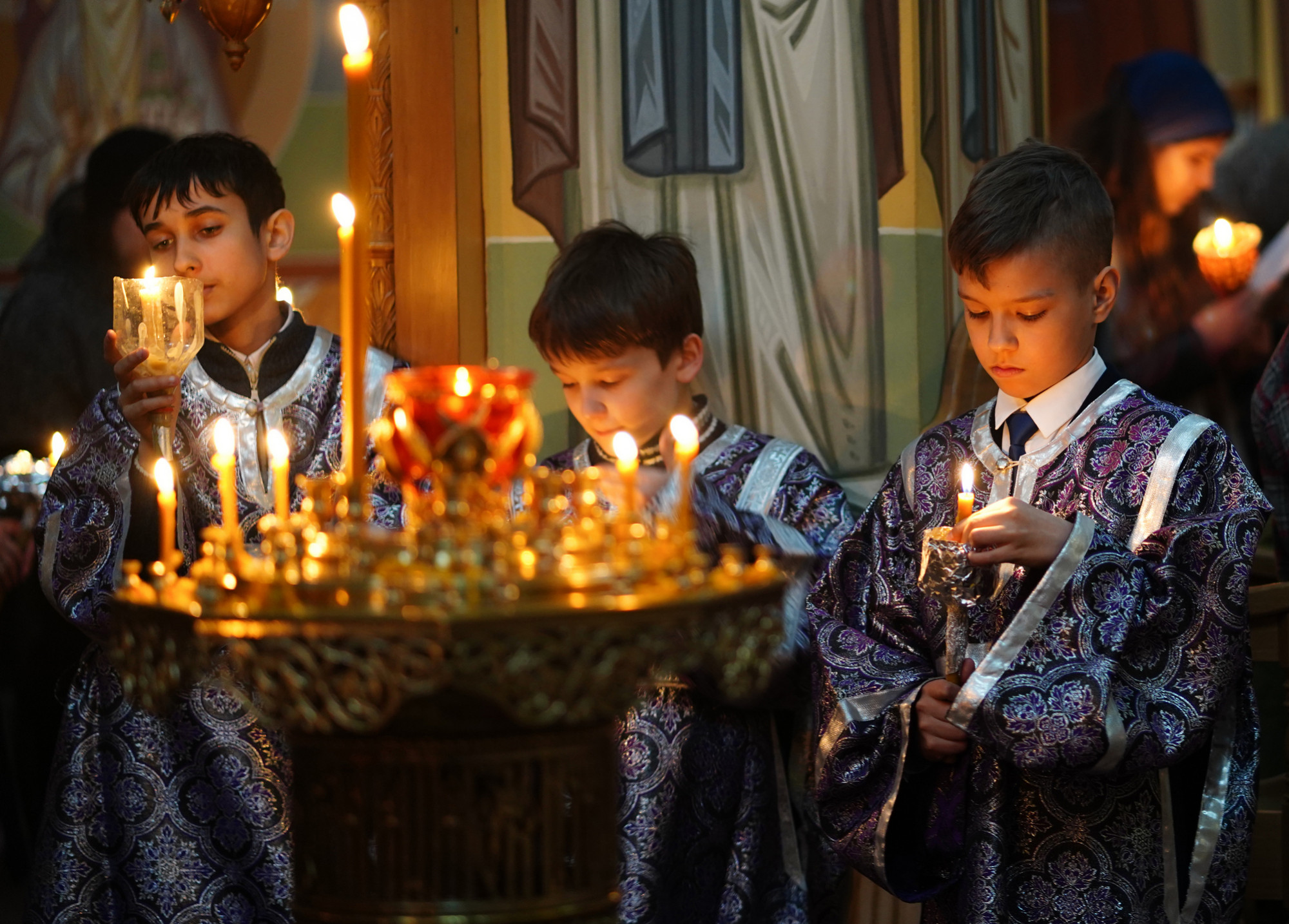 "Twelve Gospels" reading in Zwierki Convent