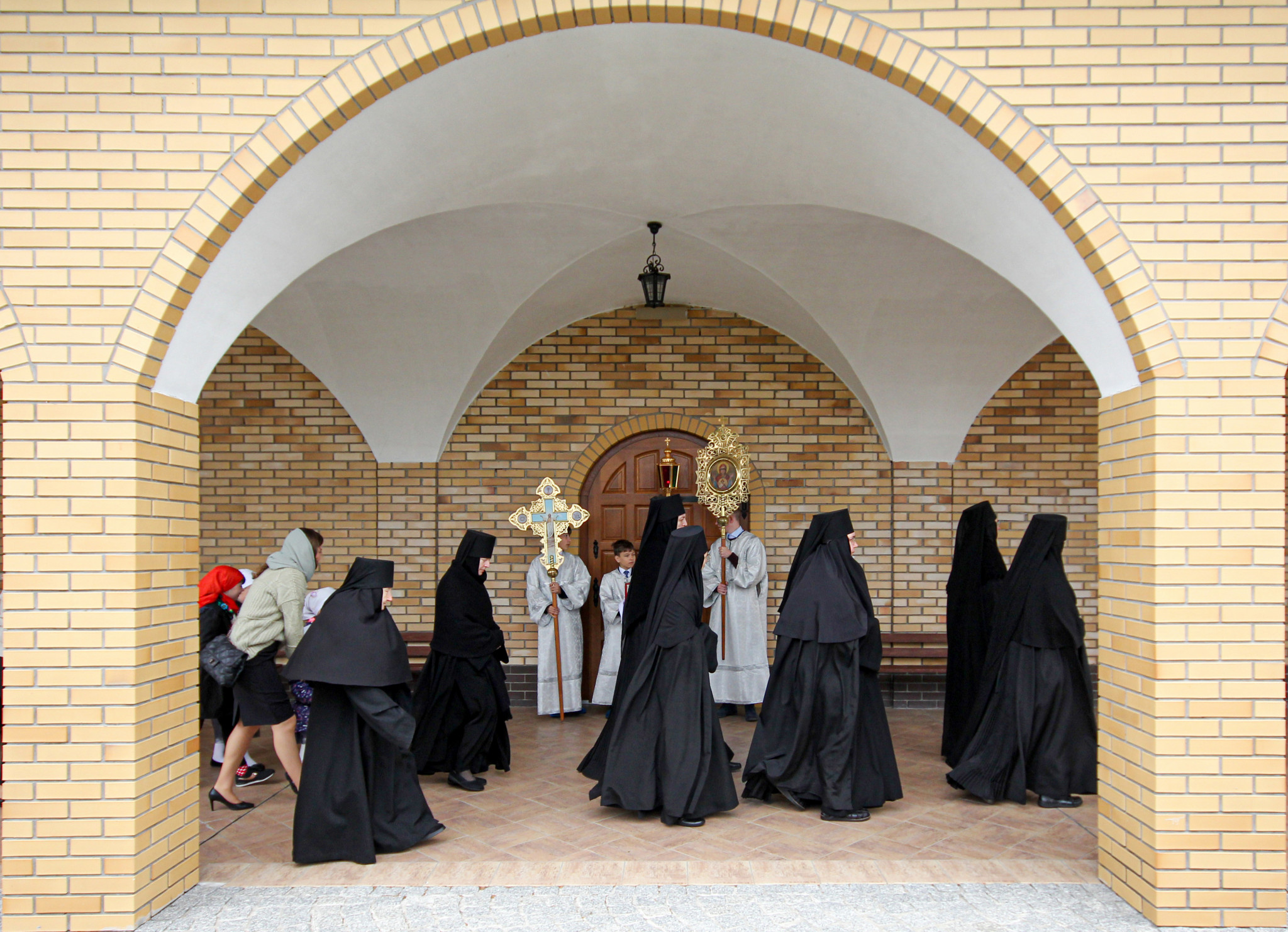 Paschal period processian in Zwierki Convent