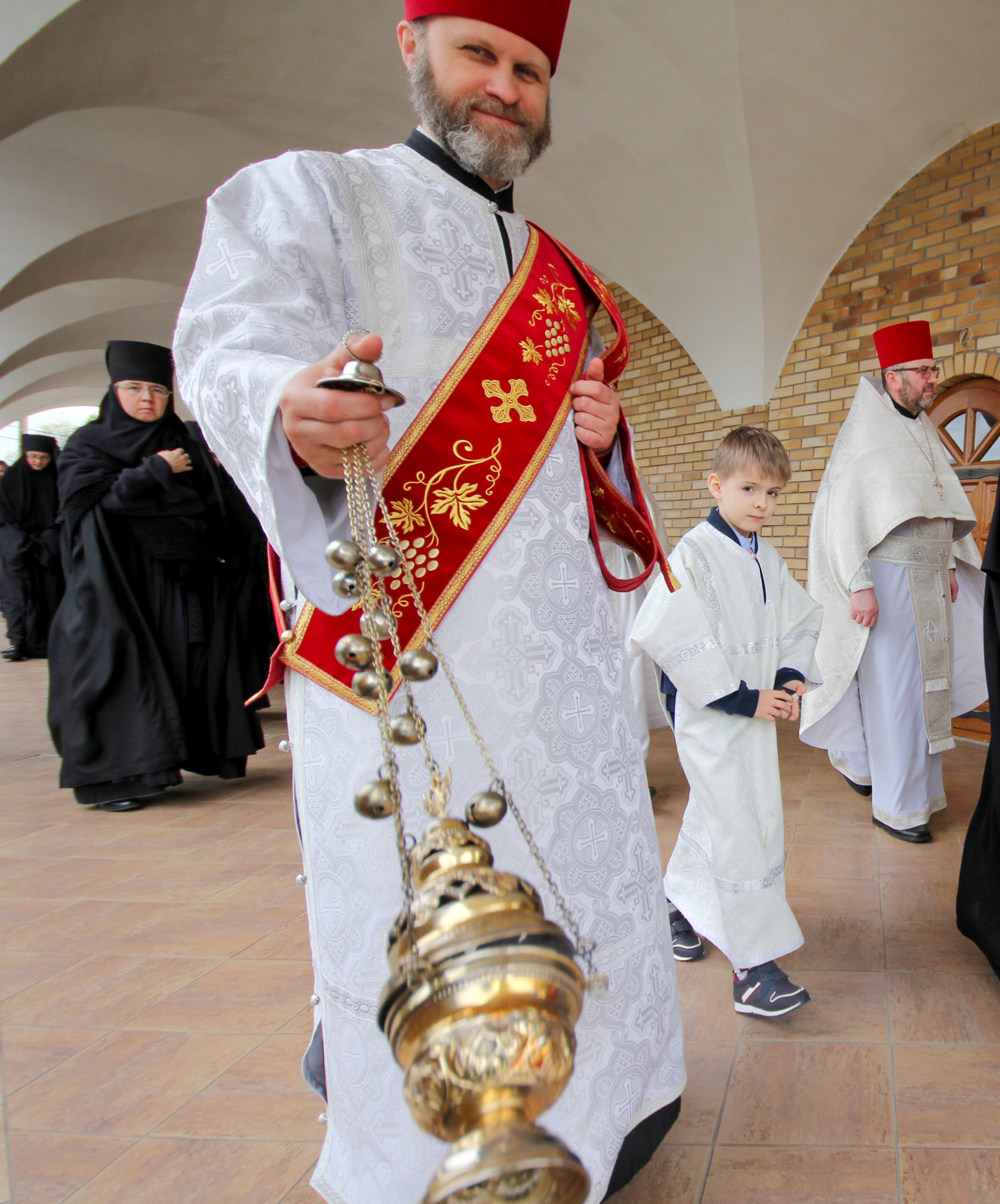 Paschal period processian in Zwierki Convent