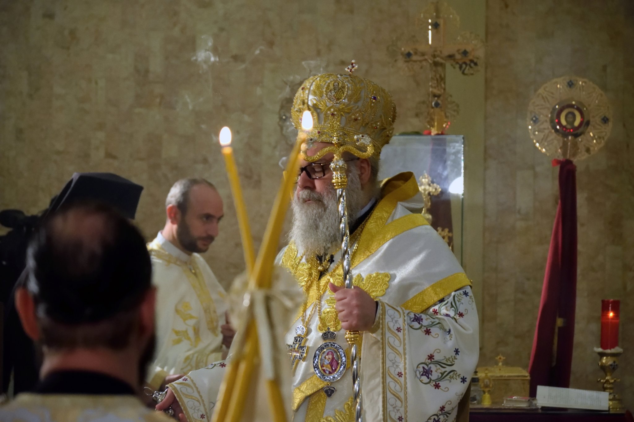 Patriarcha antiocheński Jan X - skupienie, Antypascha 2019