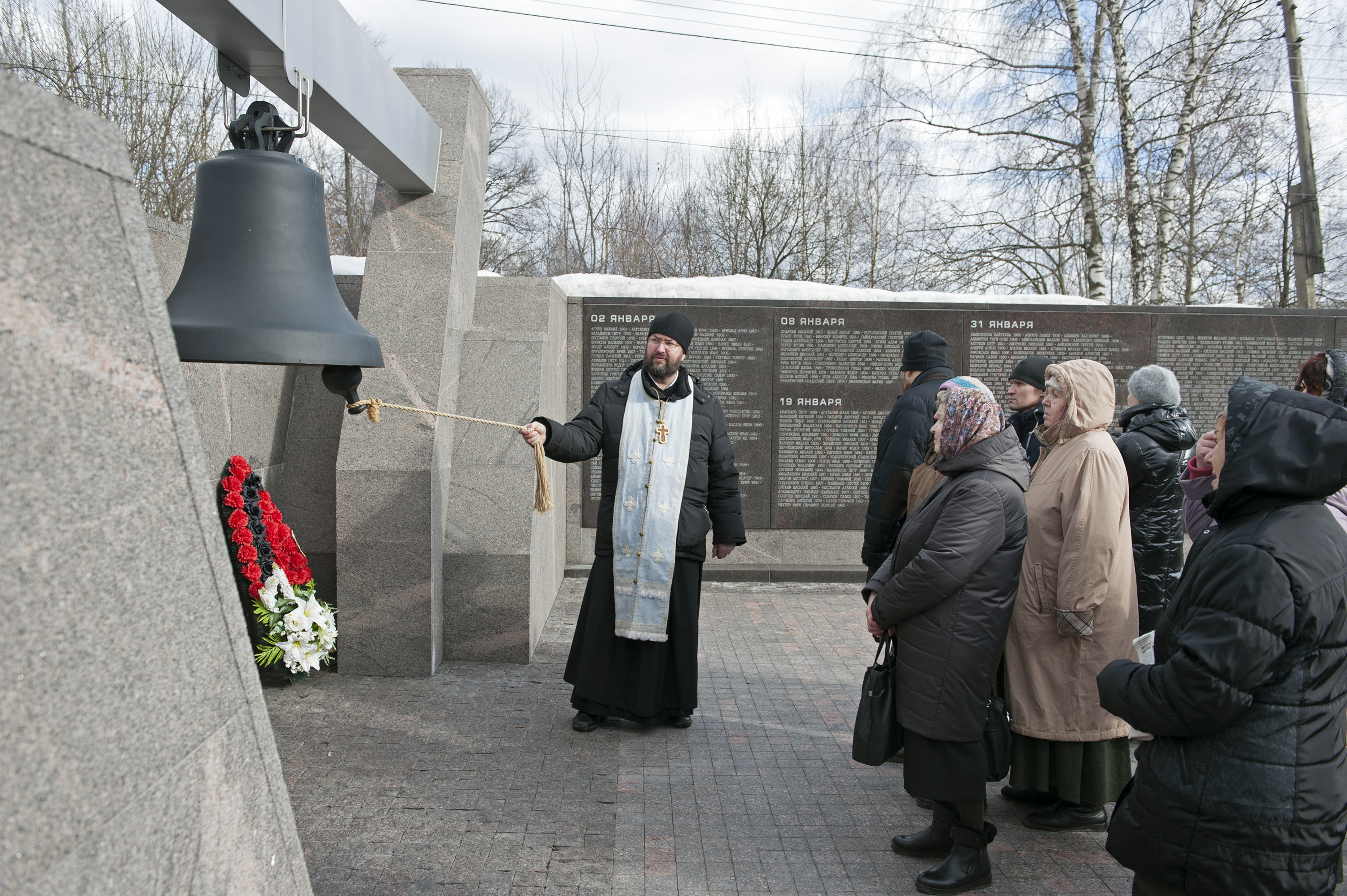 На Бутовском полигоне 