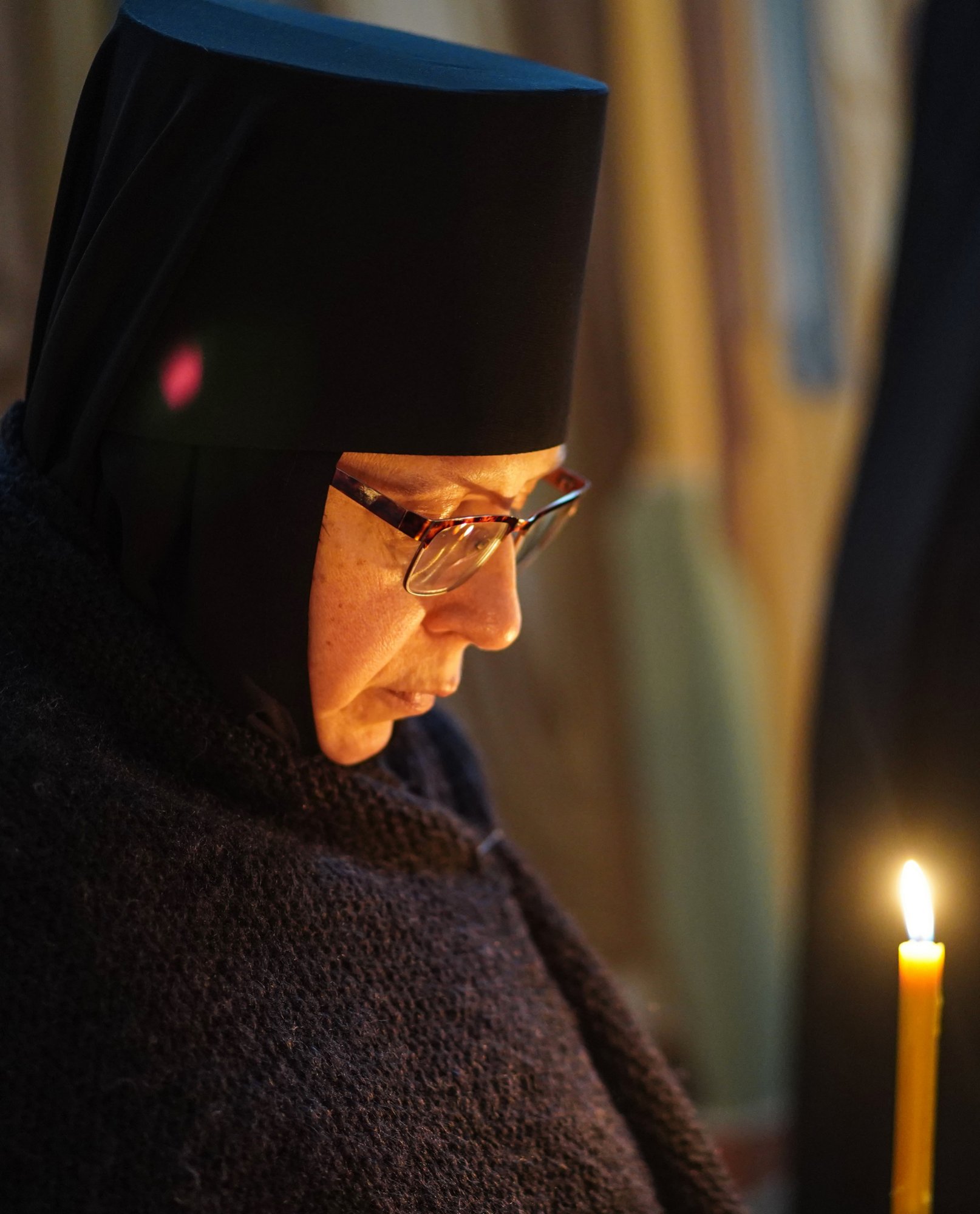 Lenten faces in Zwierki Convent