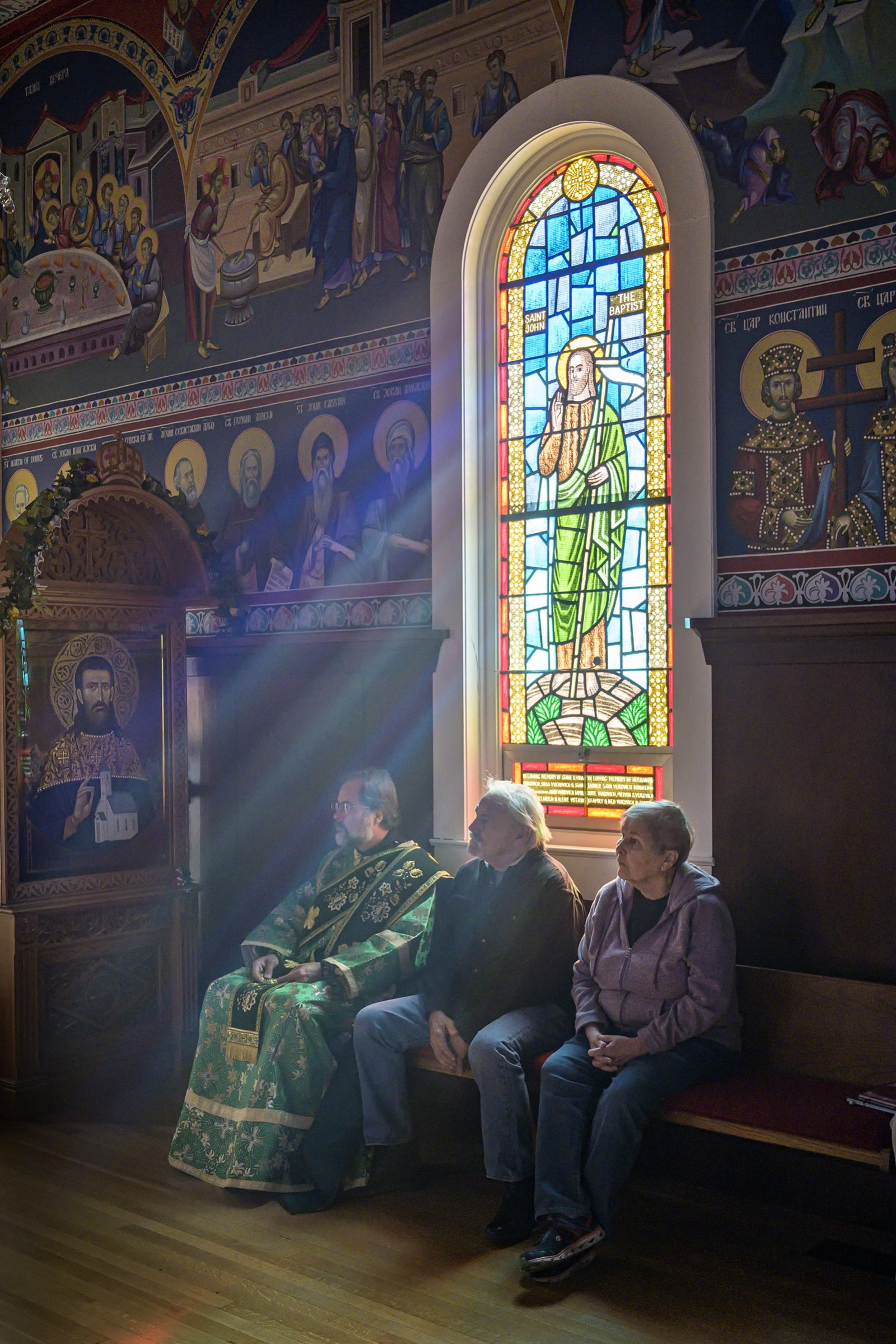 God&#039s illumination during a blackout, St. Sava Jackson