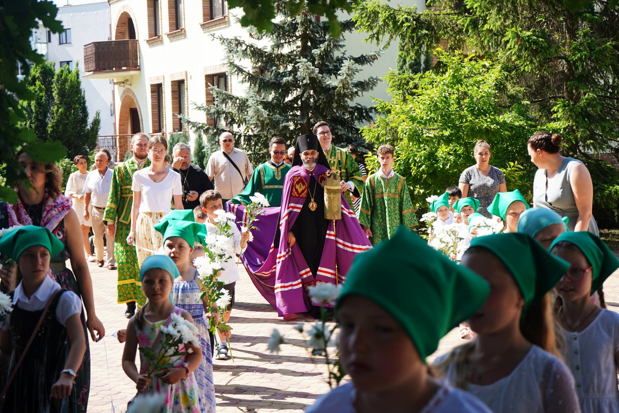The Holy Spirit feast in the Holy Spirit Orthodox church in Białystok