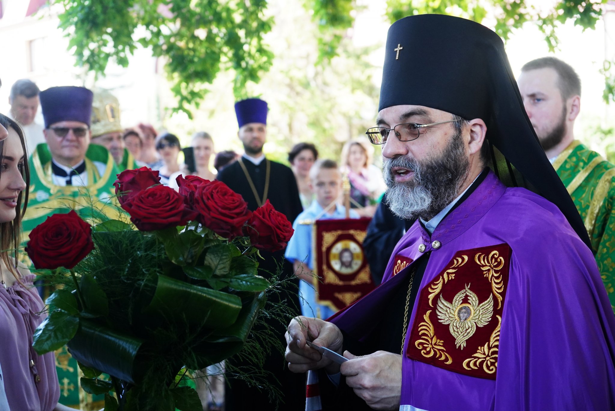 The Holy Spirit feast in the Holy Spirit Orthodox church in Białystok