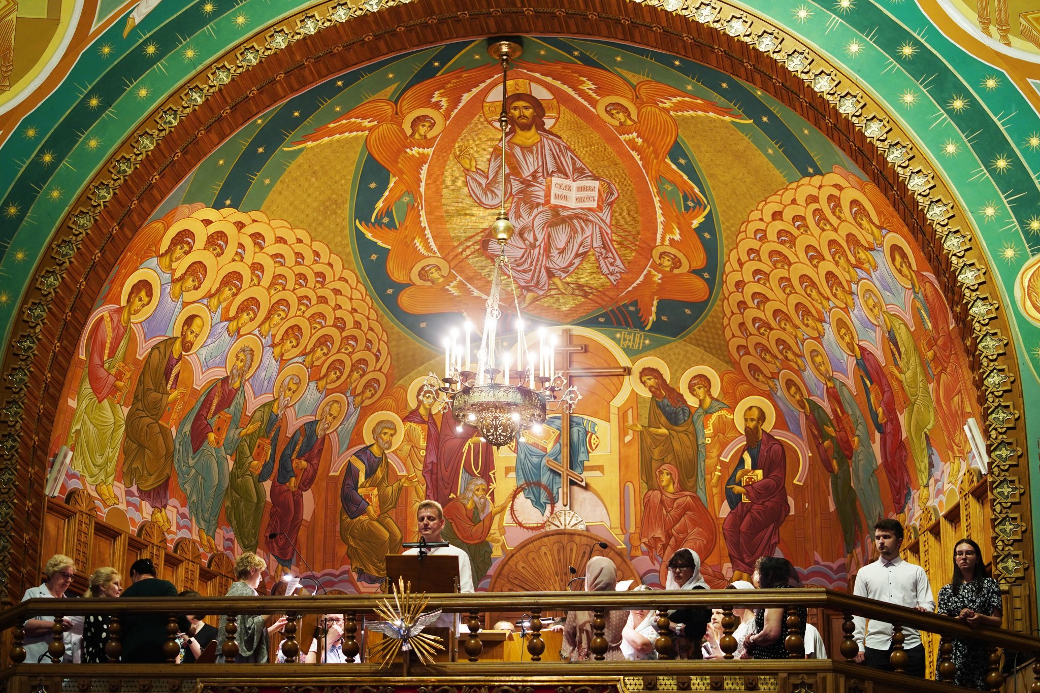The Holy Spirit feast in the Holy Spirit Orthodox church in Białystok