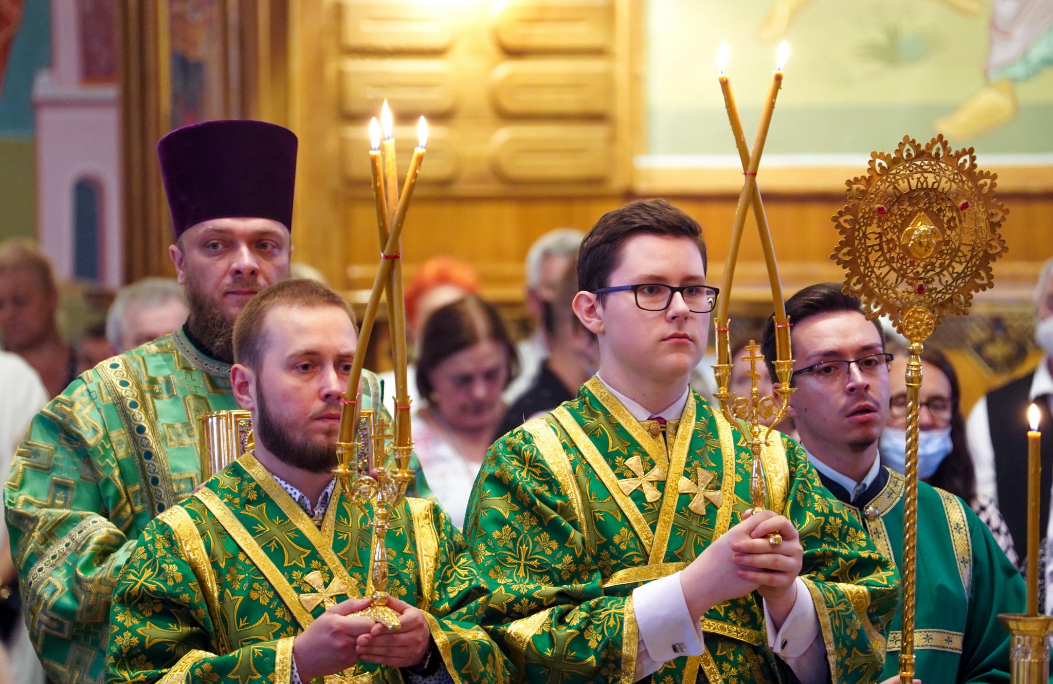 The Holy Spirit feast in the Holy Spirit Orthodox church in Białystok