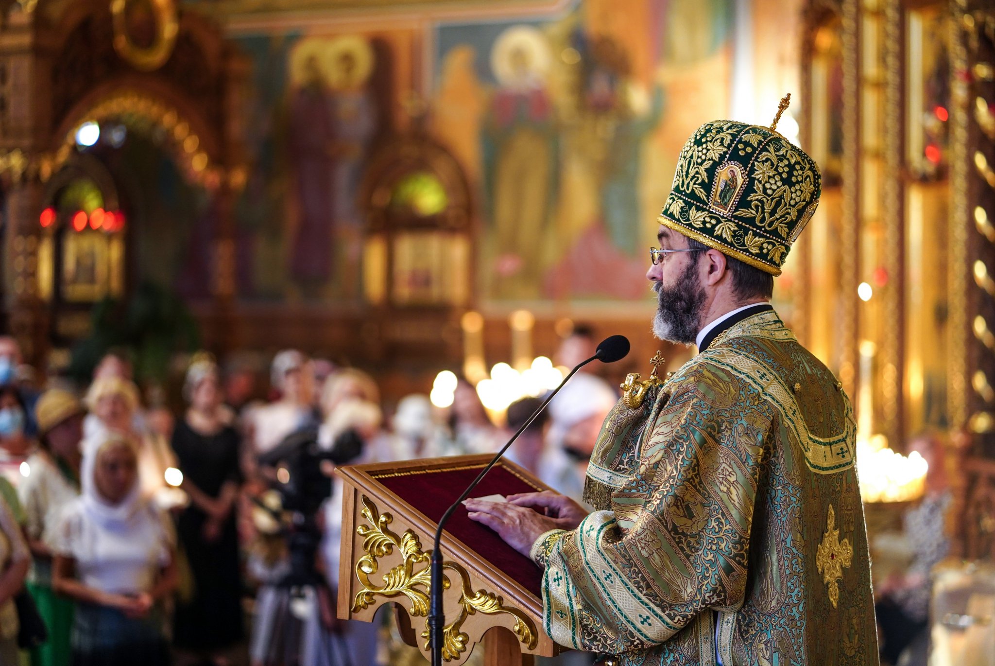 The Holy Spirit feast in the Holy Spirit Orthodox church in Białystok