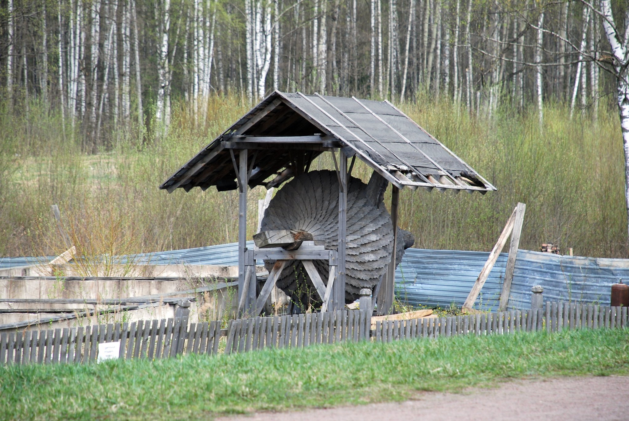 Воссоздание деревянного купола. 