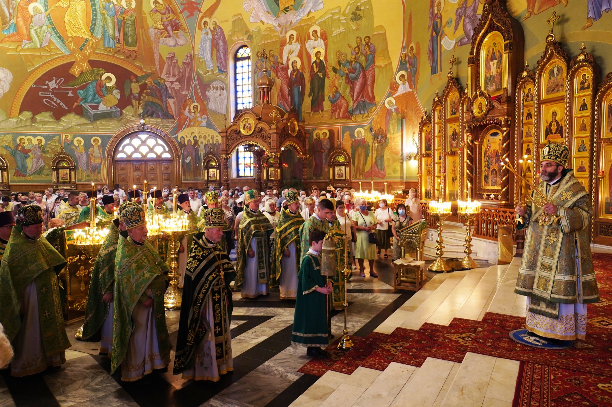The Holy Spirit feast in the Holy Spirit Orthodox church in Białystok