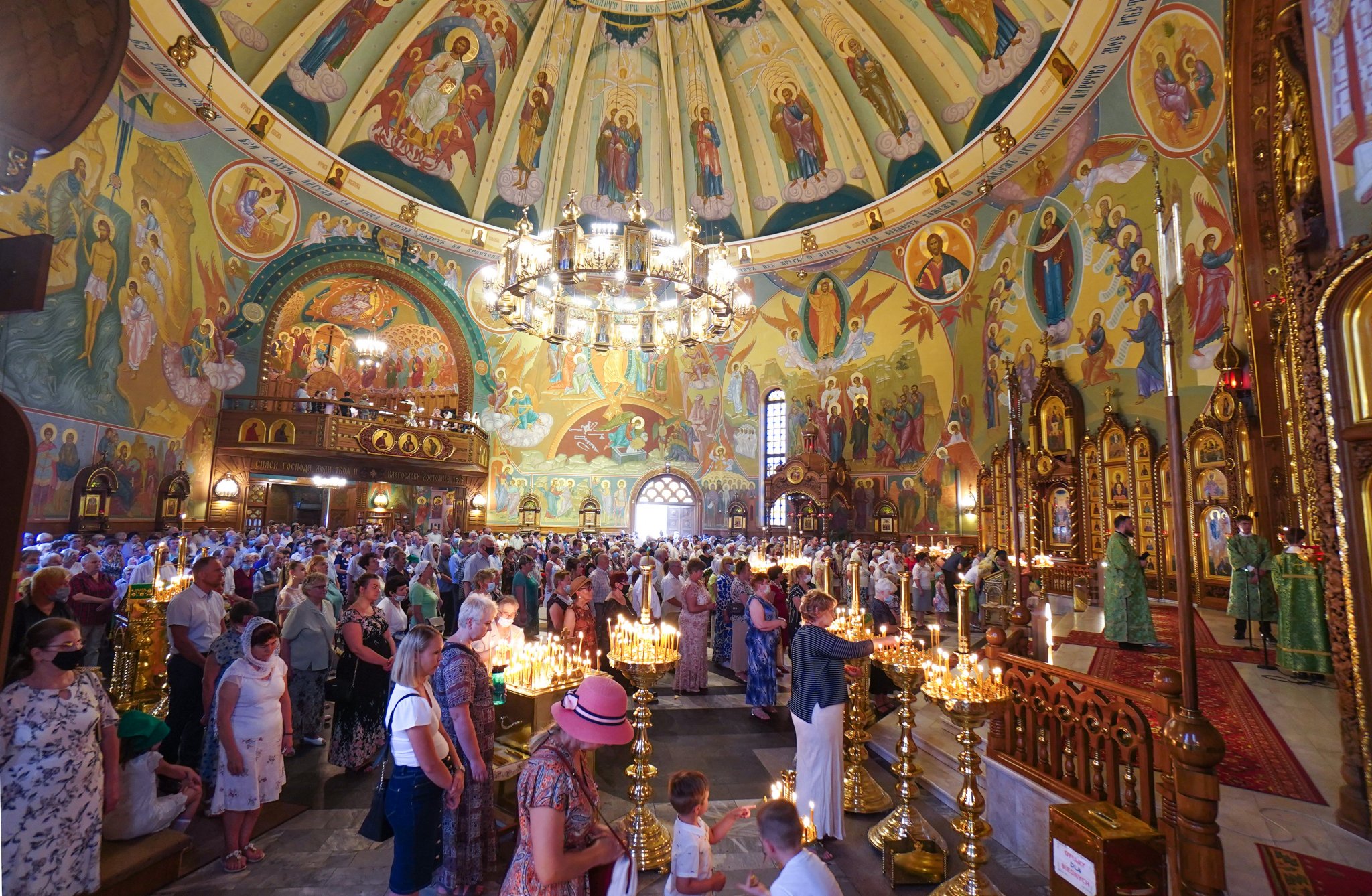 The Holy Spirit feast in the Holy Spirit Orthodox church in Białystok