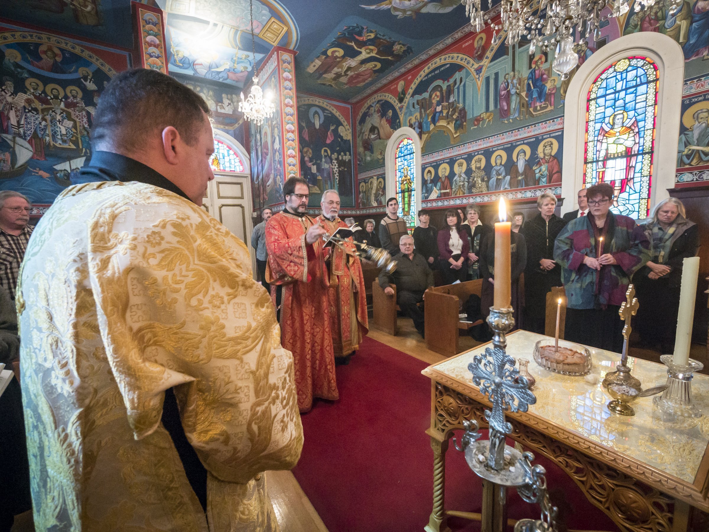 Parastas celebration, St. Sava Jackson, California