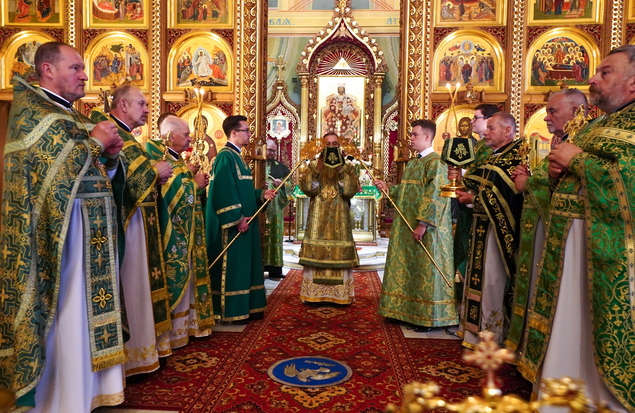 The Holy Spirit feast in the Holy Spirit Orthodox church in Białystok