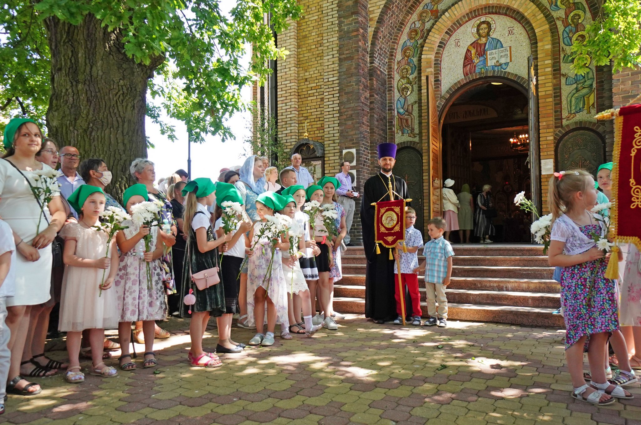 The Holy Spirit feast in the Holy Spirit Orthodox church in Białystok