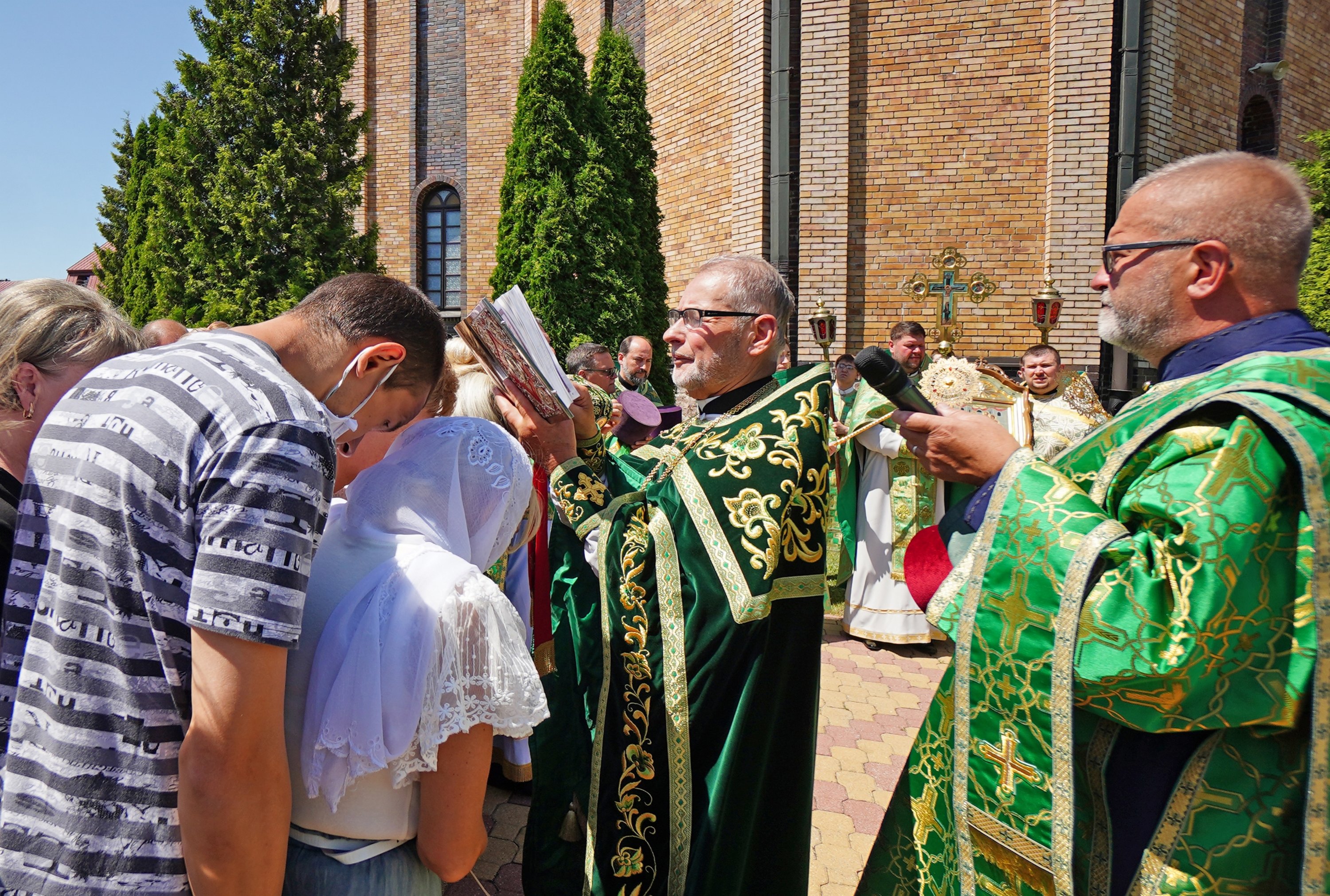 The Holy Spirit feast in the Holy Spirit Orthodox church in Białystok