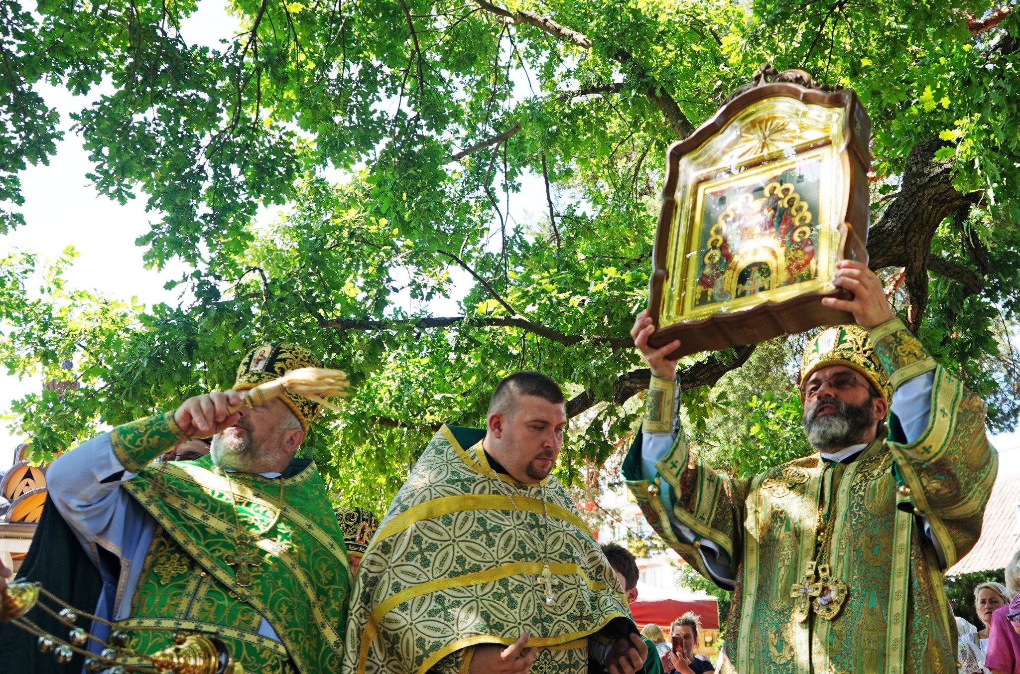 The Holy Spirit feast in the Holy Spirit Orthodox church in Białystok