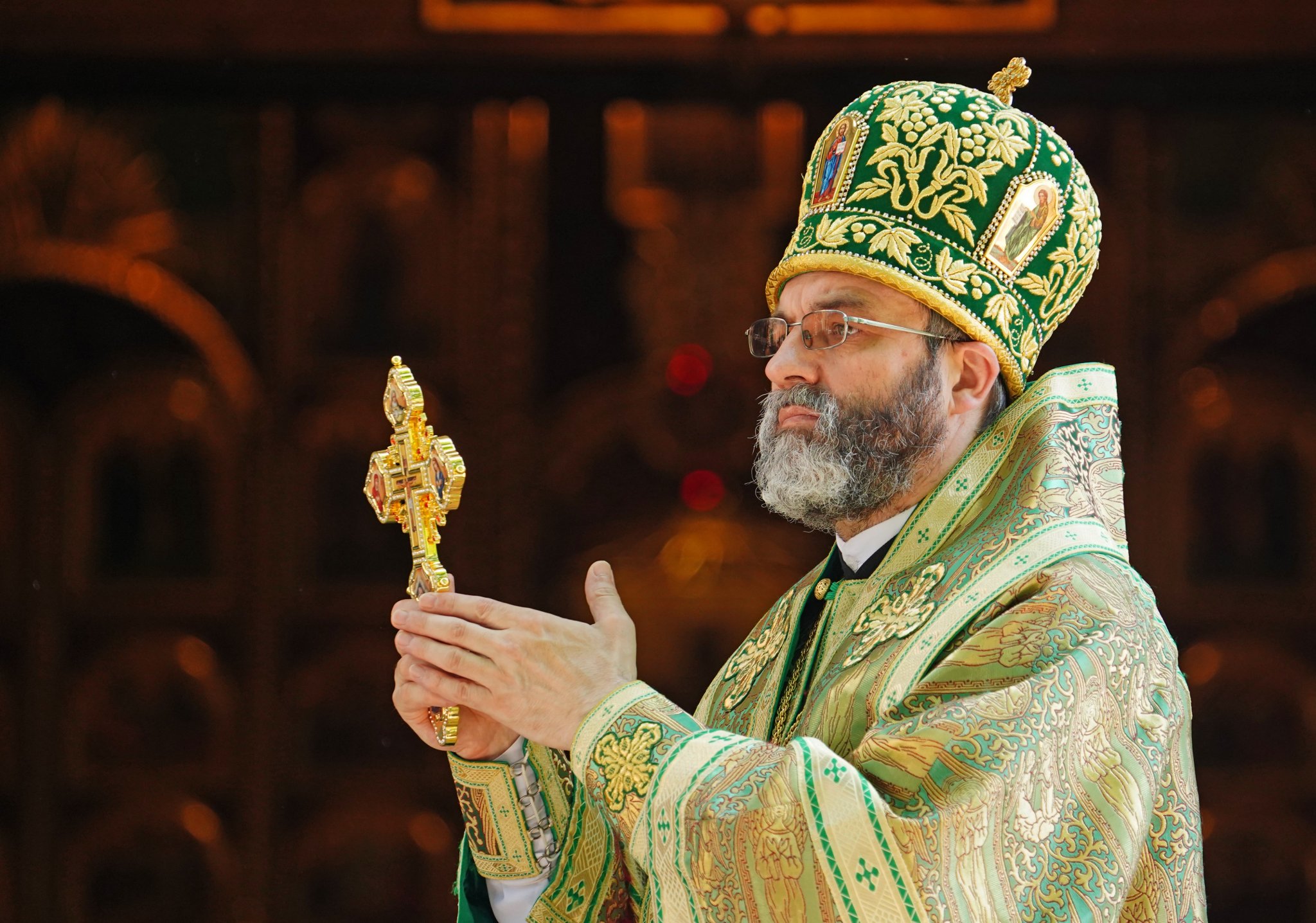The Holy Spirit feast in the Holy Spirit Orthodox church in Białystok