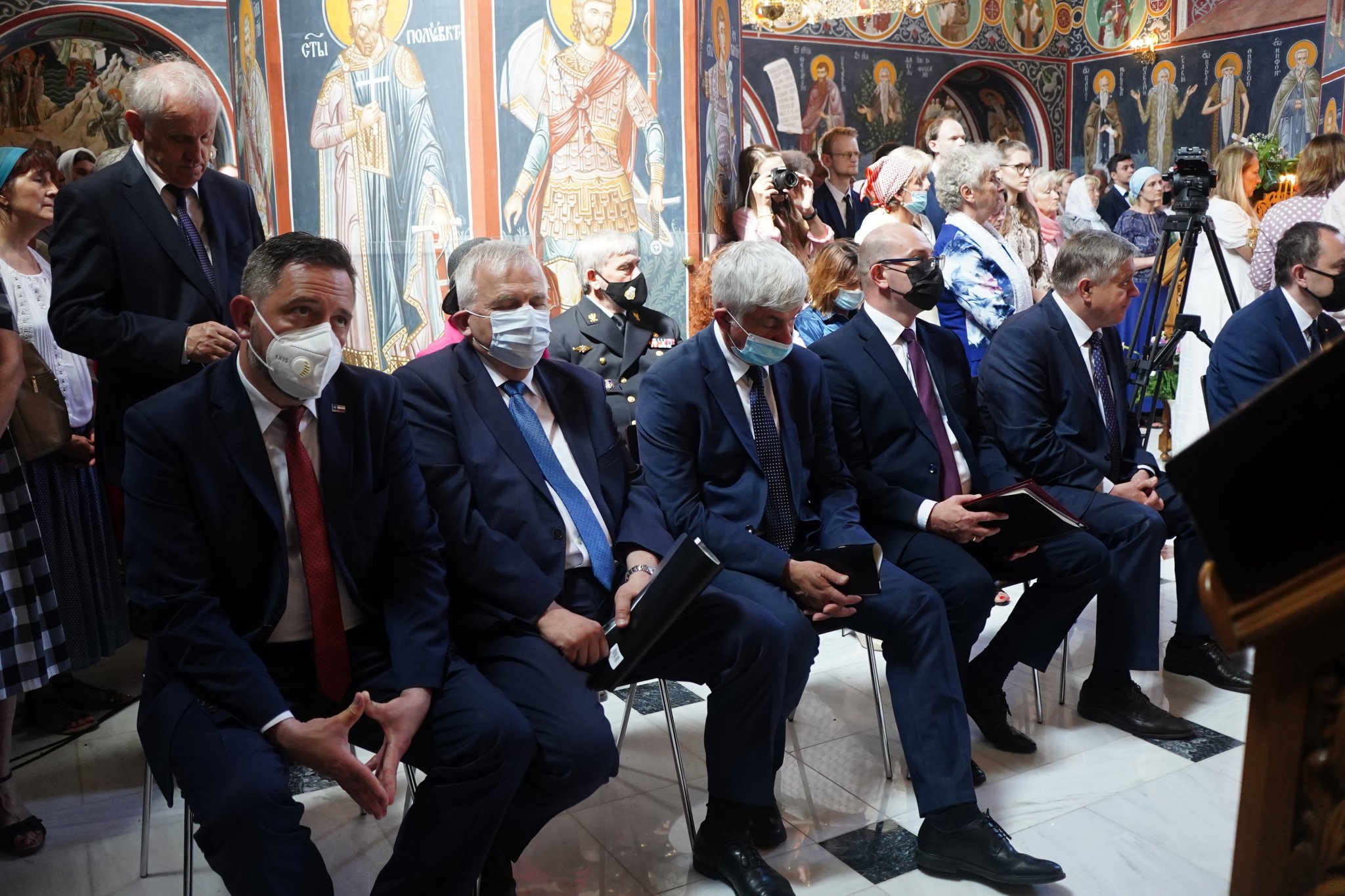 The consecration of Annunciation Cathedral of Supraśl Monastery