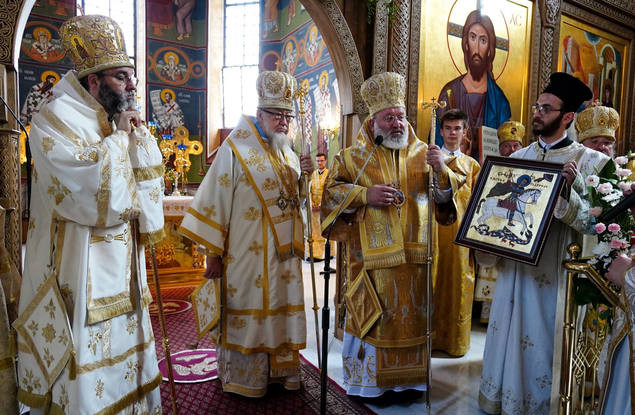 The consecration of Annunciation Cathedral of Supraśl Monastery