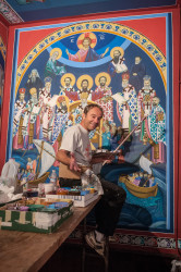 Lazo 
Frescoe of the founding of the Serbian Orthodox Jackson, California 
2021-06-26 01:37:59