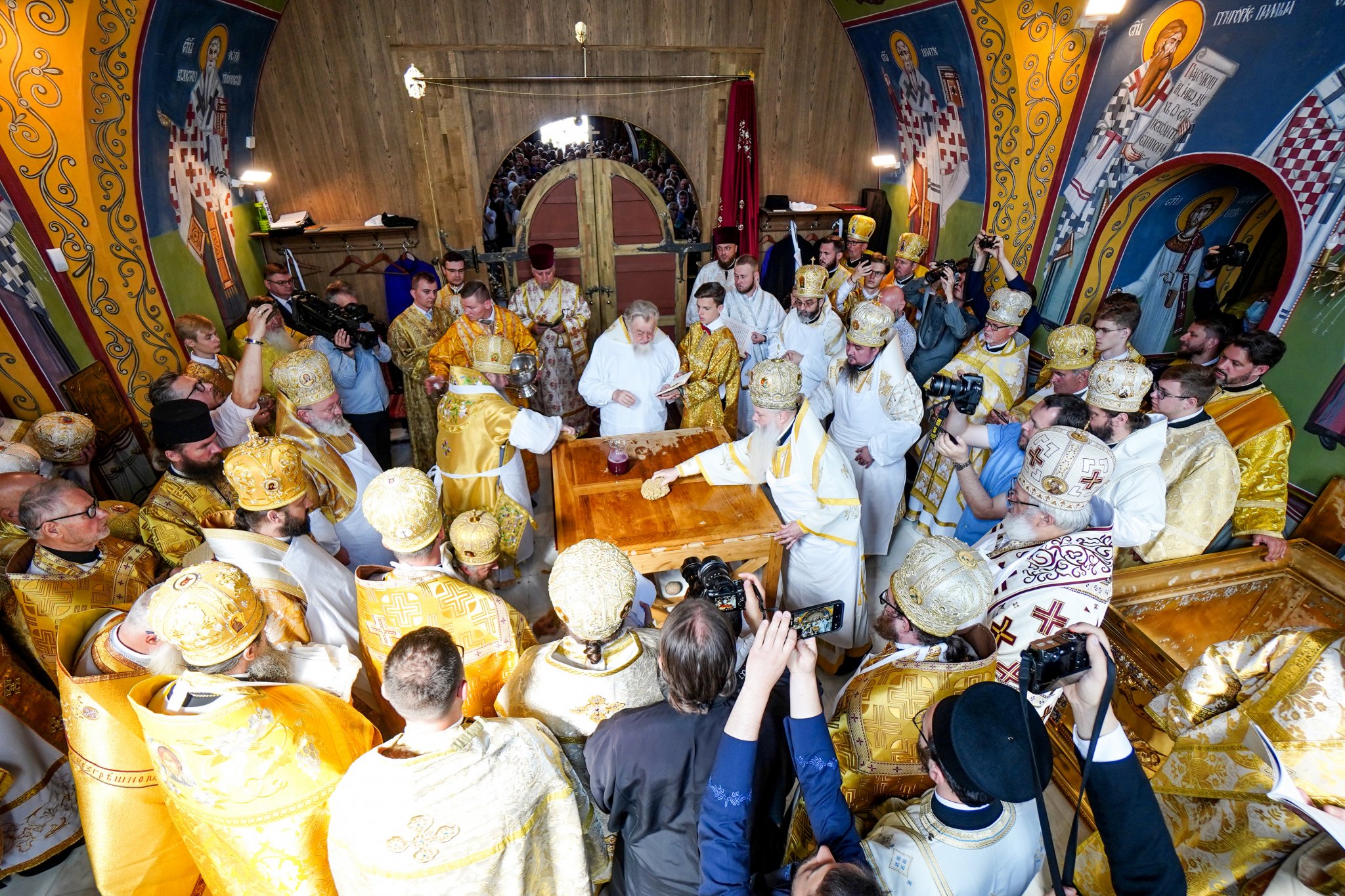 The consecration of Annunciation Cathedral of Supraśl Monastery