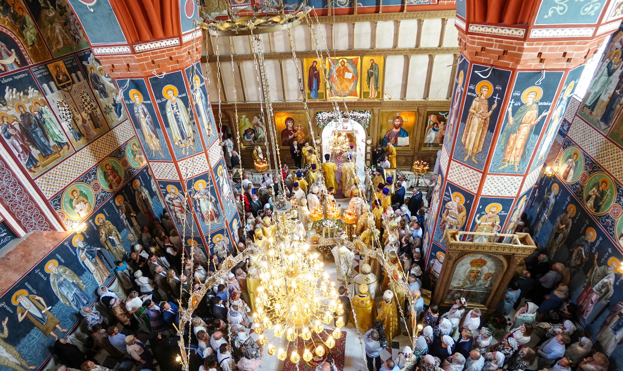 The consecration of Annunciation Cathedral of Supraśl Monastery