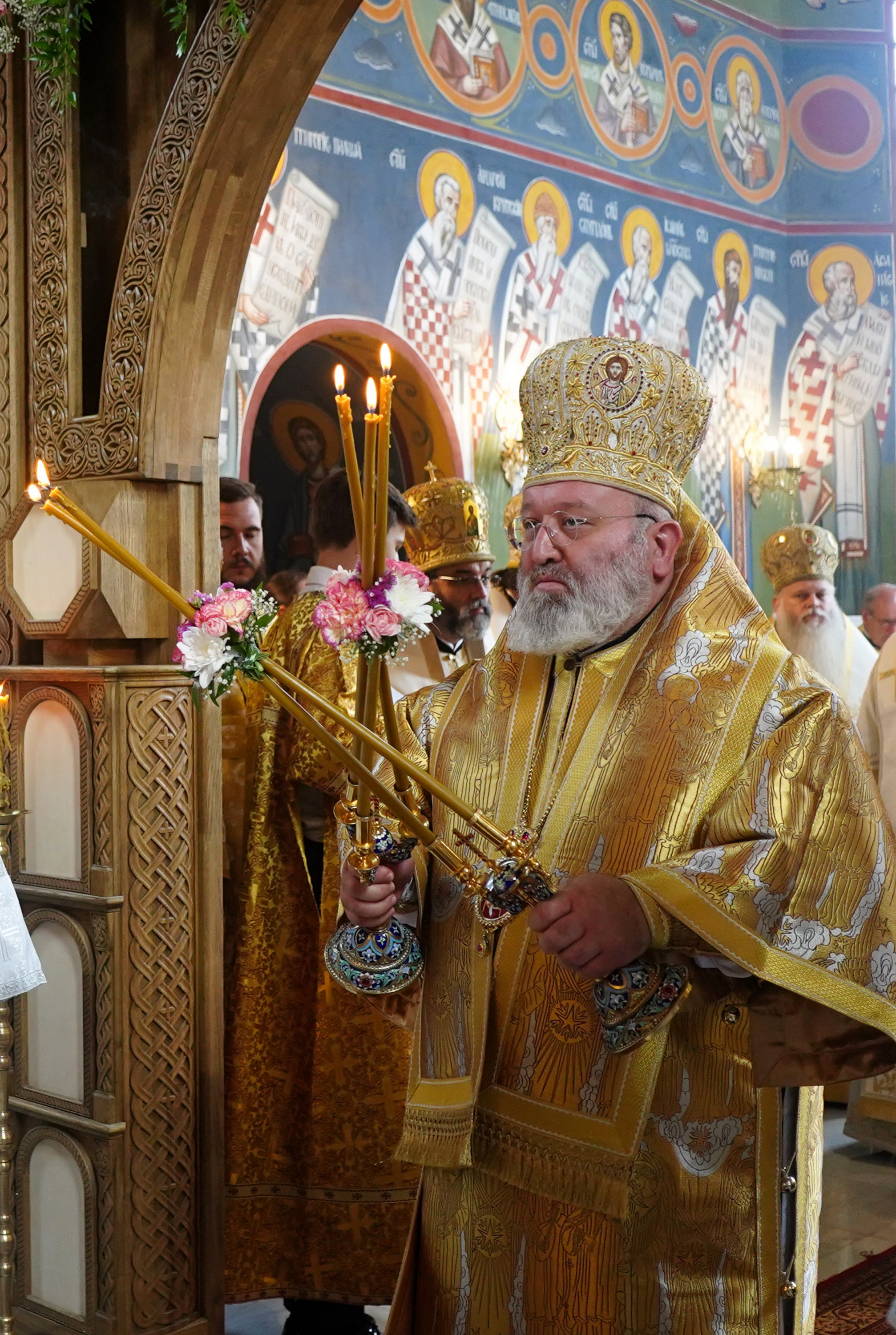 The consecration of Annunciation Cathedral of Supraśl Monastery