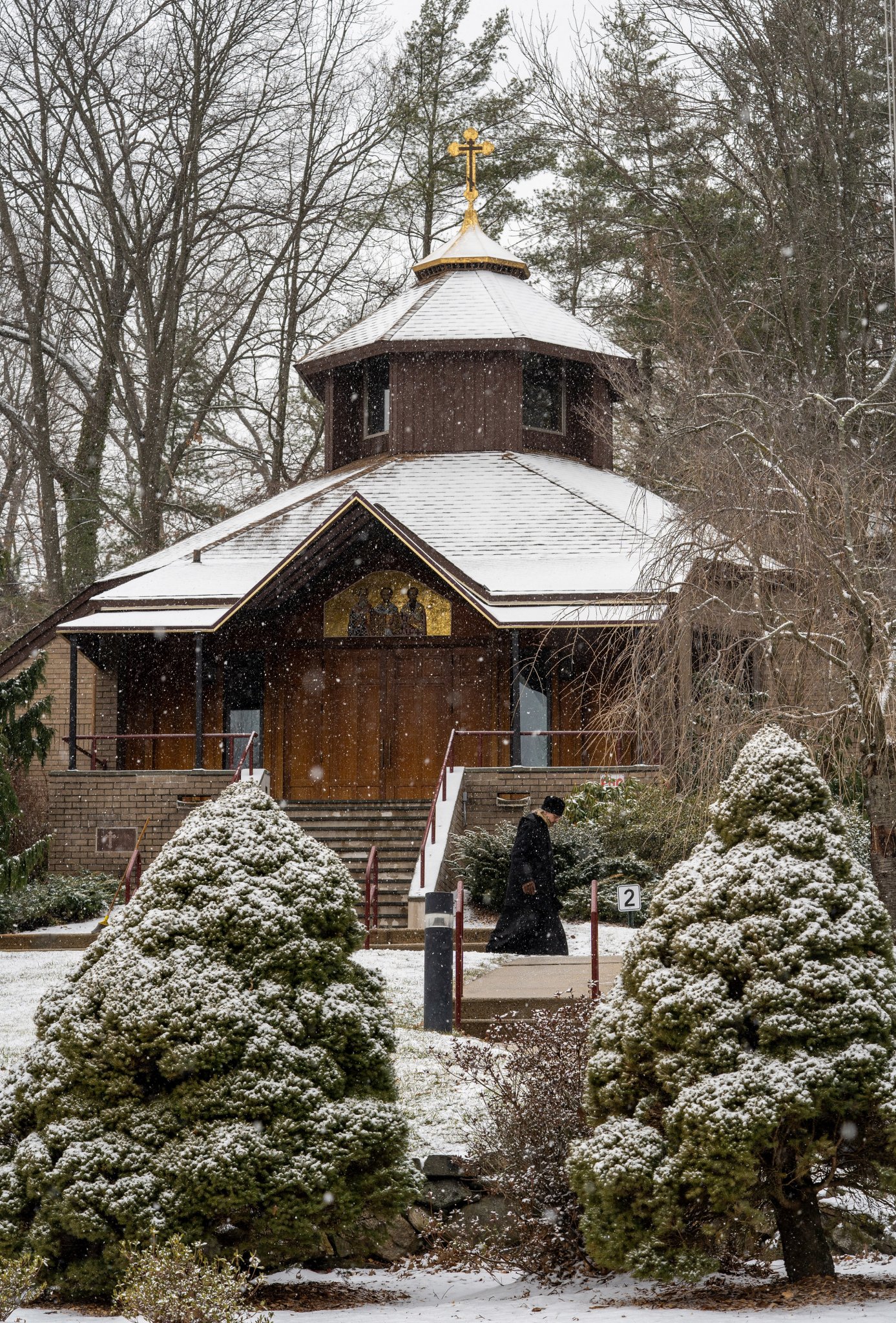 Three Hierarchs Chapel in the Snow