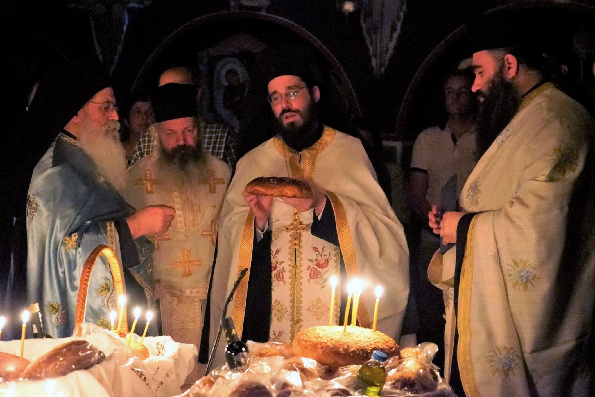 Blessing of bread. 