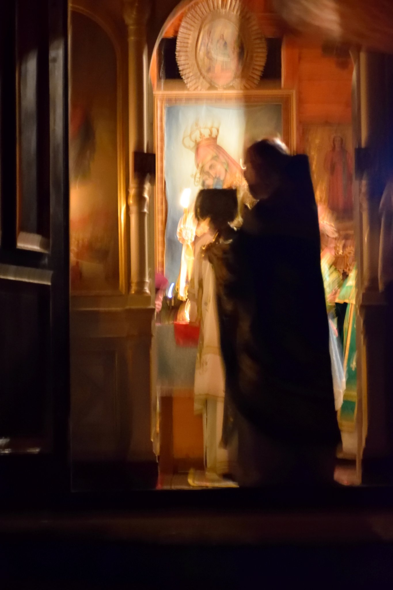 Nocna Liturgia w kaplicy w Jabłecznej 2021