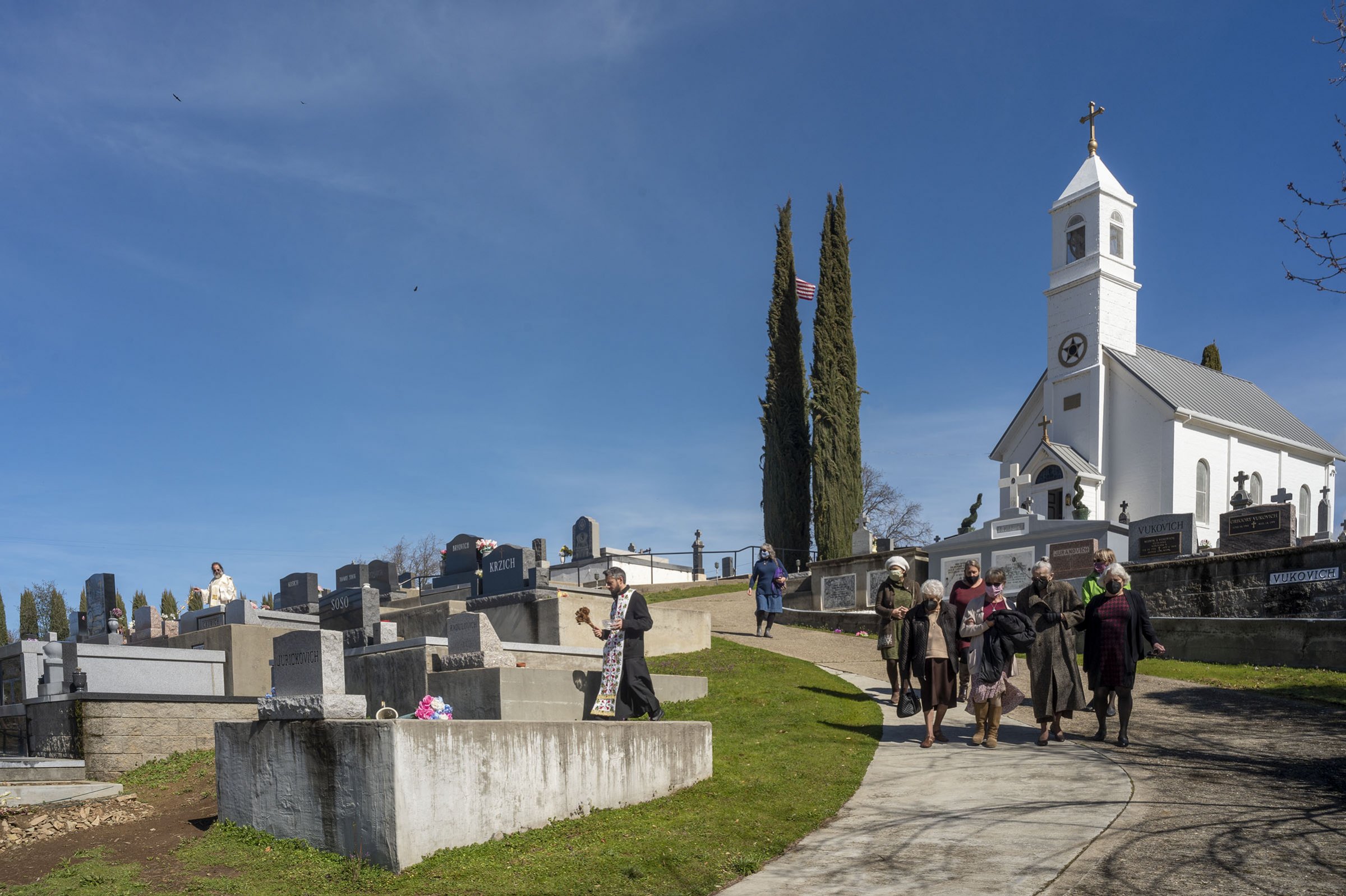 Memorial Saturday during the pandemic, St. Sava Jackson