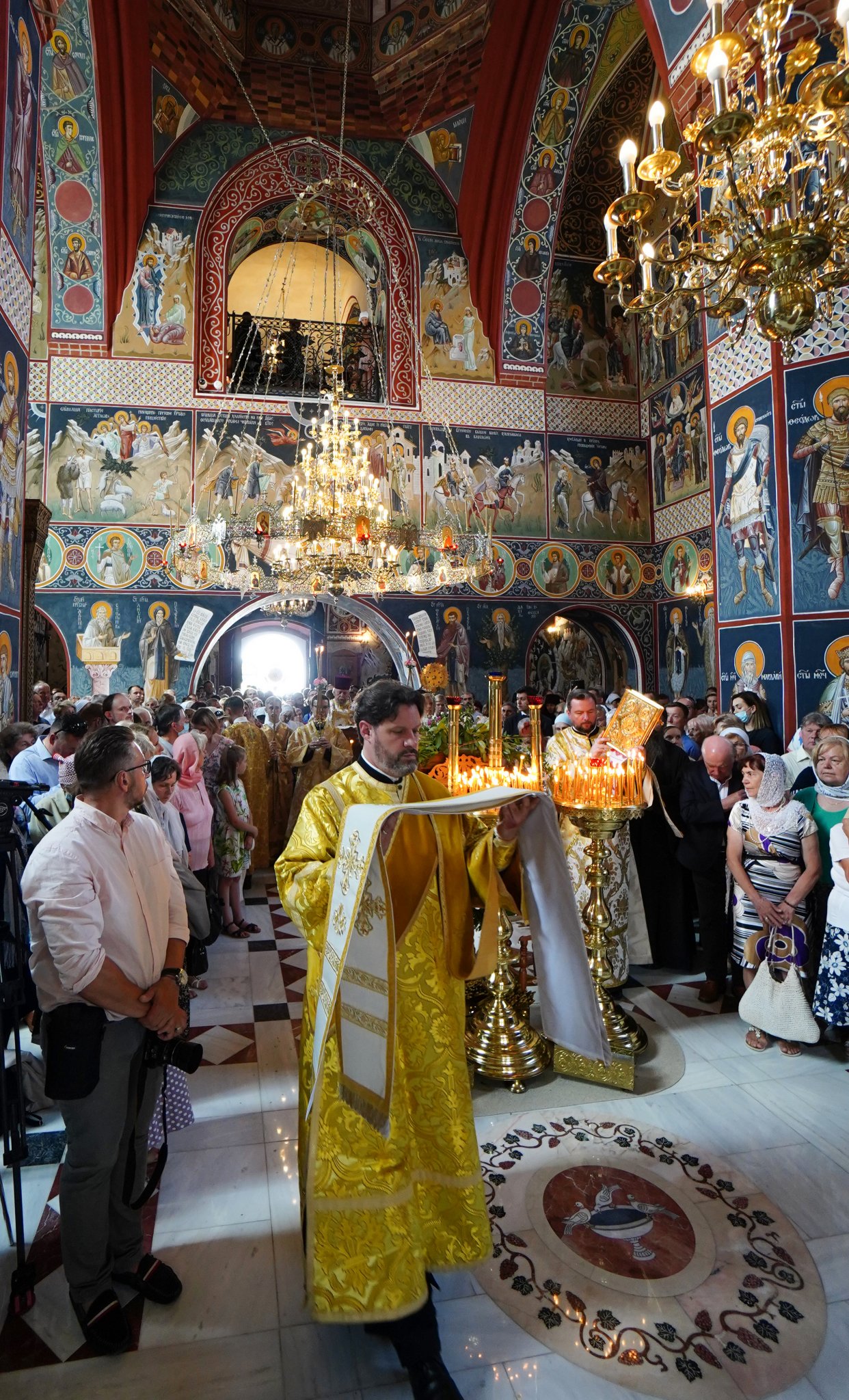 The consecration of Annunciation Cathedral of Supraśl Monastery